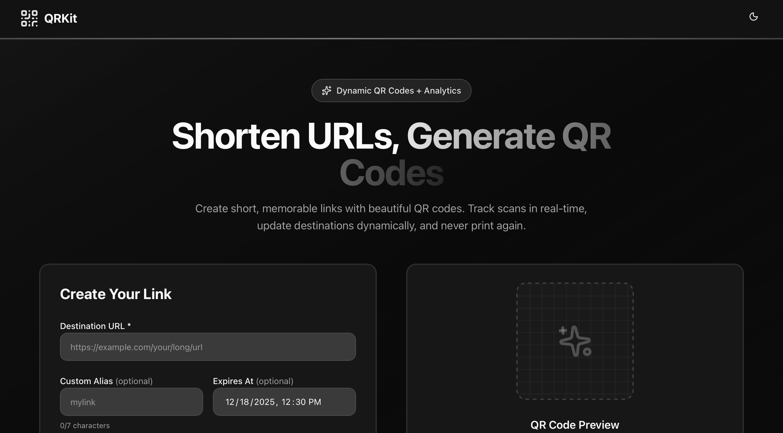 QRKit - Dynamic QR System